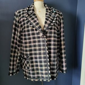 Vintage vanity fair tweed like oversize blazer
